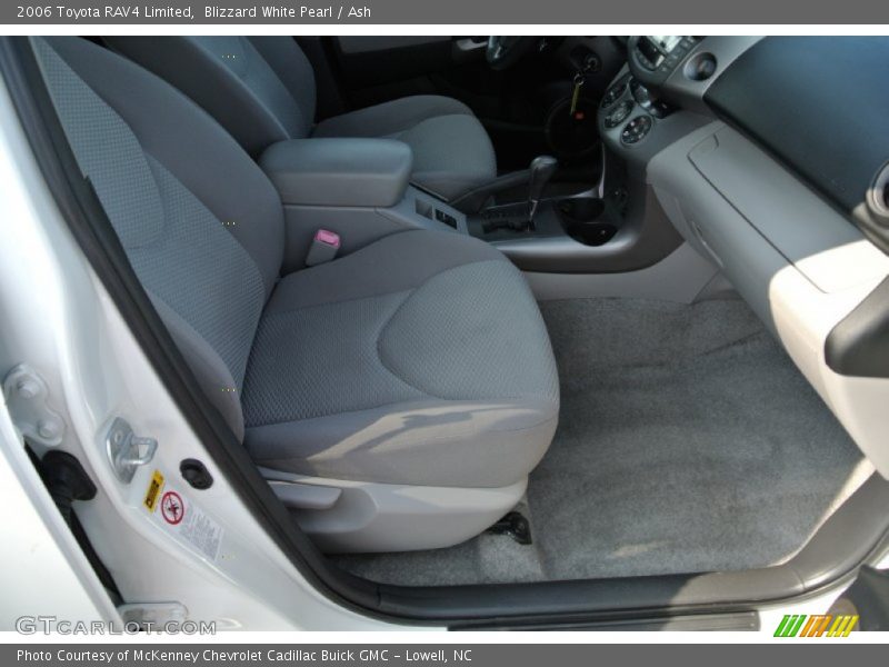 Blizzard White Pearl / Ash 2006 Toyota RAV4 Limited