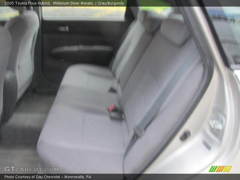 Millenium Silver Metallic / Gray/Burgundy 2005 Toyota Prius Hybrid