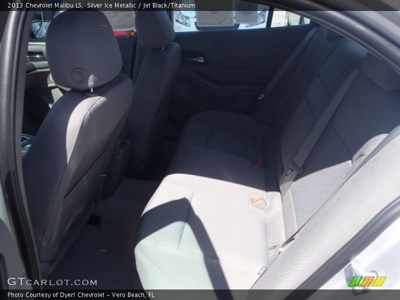 Silver Ice Metallic / Jet Black/Titanium 2013 Chevrolet Malibu LS