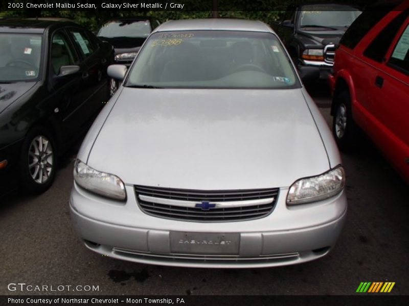 Galaxy Silver Metallic / Gray 2003 Chevrolet Malibu Sedan