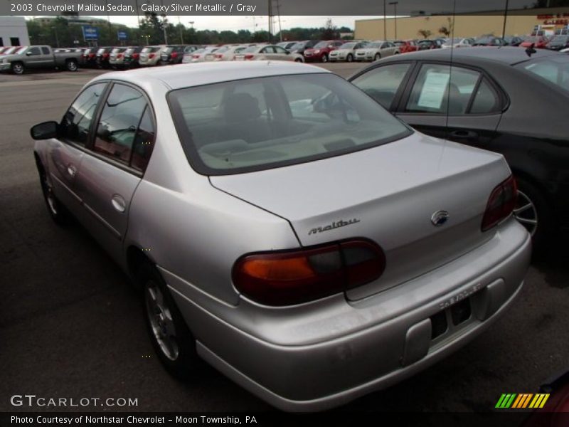 Galaxy Silver Metallic / Gray 2003 Chevrolet Malibu Sedan