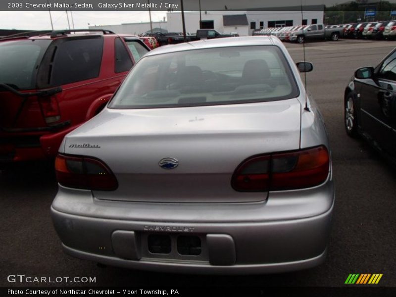 Galaxy Silver Metallic / Gray 2003 Chevrolet Malibu Sedan