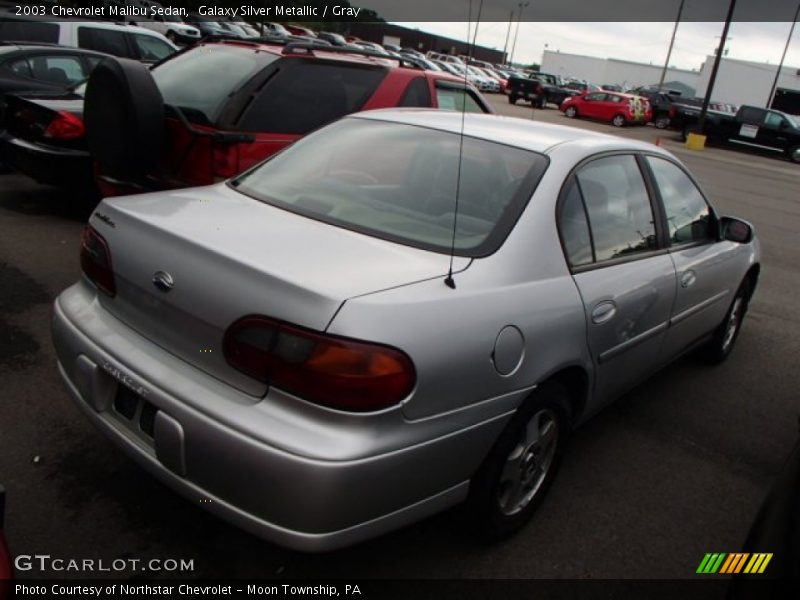 Galaxy Silver Metallic / Gray 2003 Chevrolet Malibu Sedan