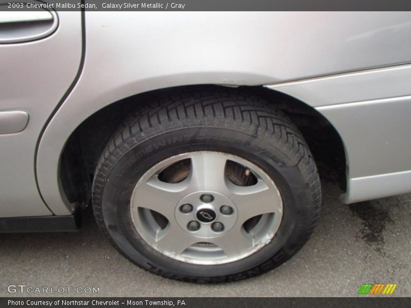 Galaxy Silver Metallic / Gray 2003 Chevrolet Malibu Sedan