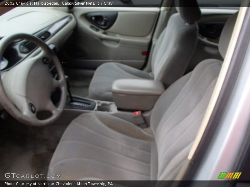 Galaxy Silver Metallic / Gray 2003 Chevrolet Malibu Sedan