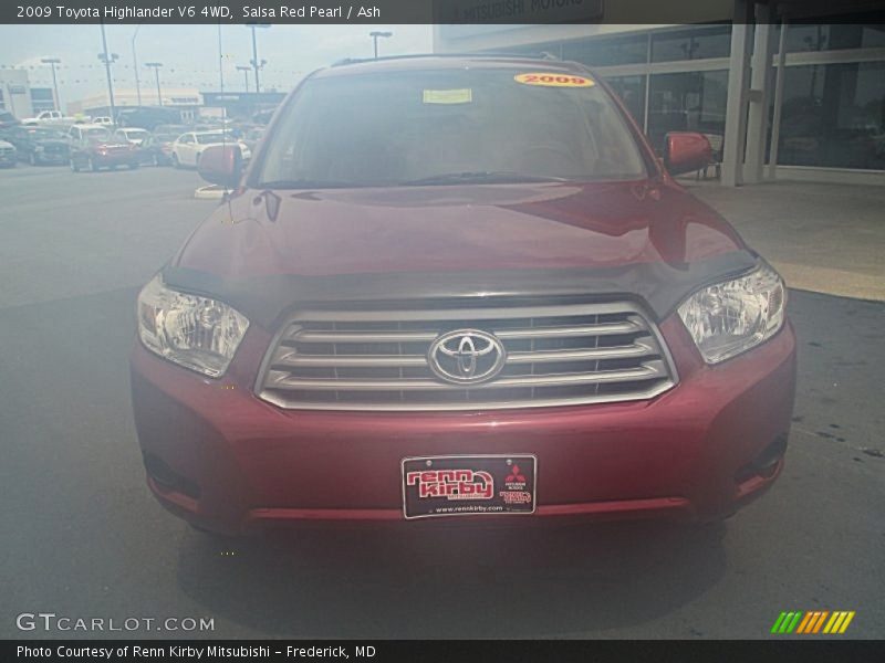 Salsa Red Pearl / Ash 2009 Toyota Highlander V6 4WD