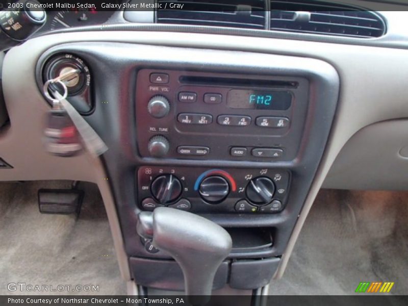 Galaxy Silver Metallic / Gray 2003 Chevrolet Malibu Sedan