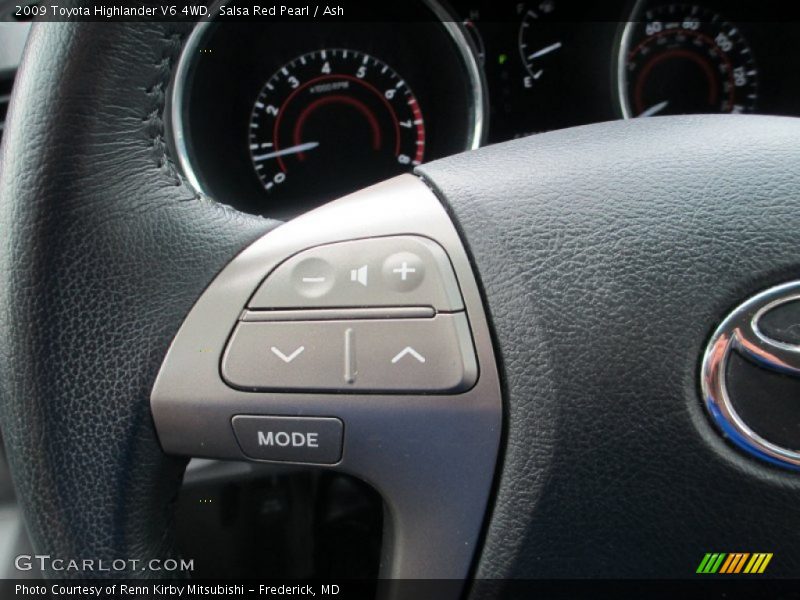 Salsa Red Pearl / Ash 2009 Toyota Highlander V6 4WD