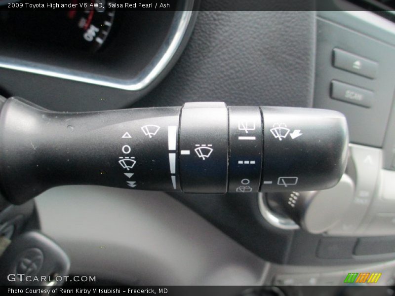 Salsa Red Pearl / Ash 2009 Toyota Highlander V6 4WD