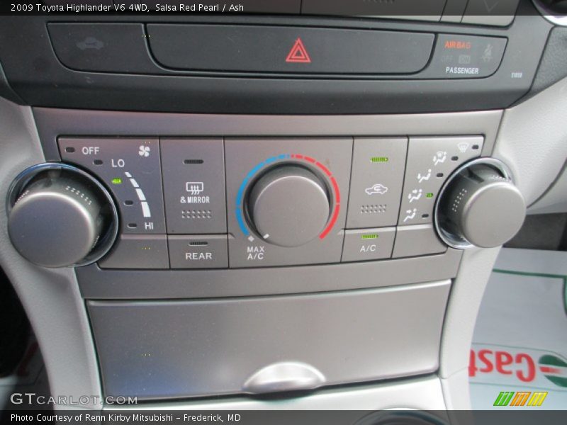 Salsa Red Pearl / Ash 2009 Toyota Highlander V6 4WD