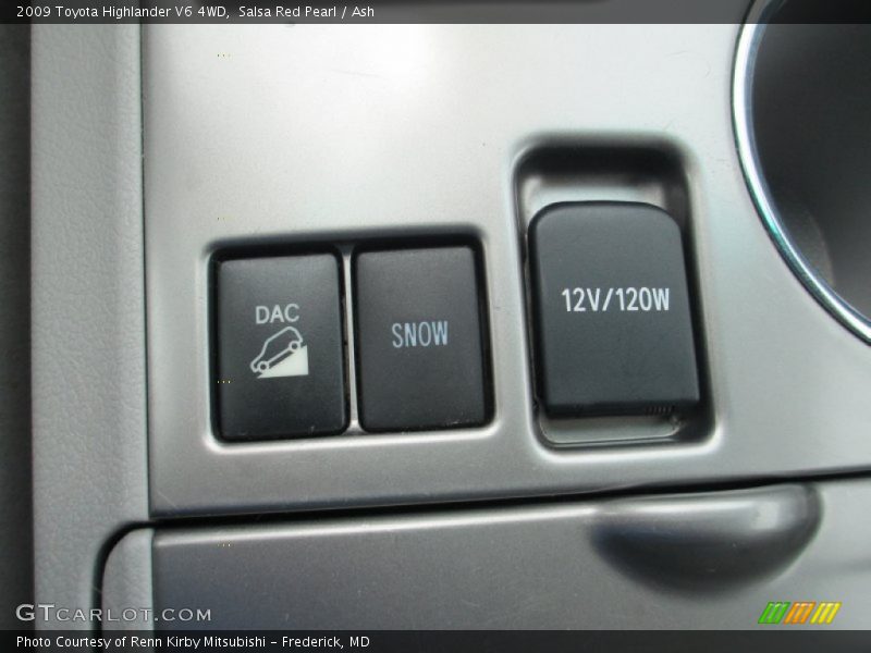Salsa Red Pearl / Ash 2009 Toyota Highlander V6 4WD