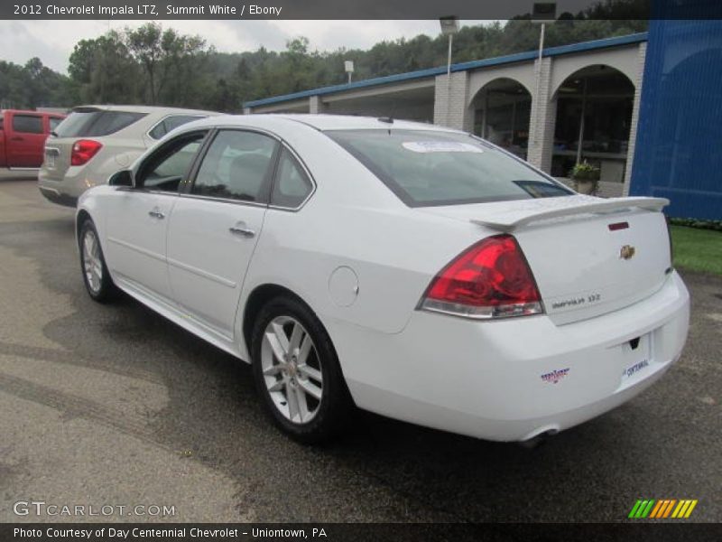 Summit White / Ebony 2012 Chevrolet Impala LTZ