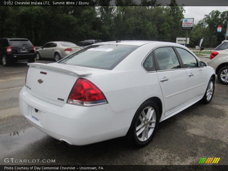 Summit White / Ebony 2012 Chevrolet Impala LTZ