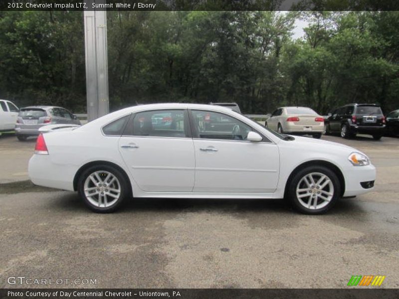 Summit White / Ebony 2012 Chevrolet Impala LTZ