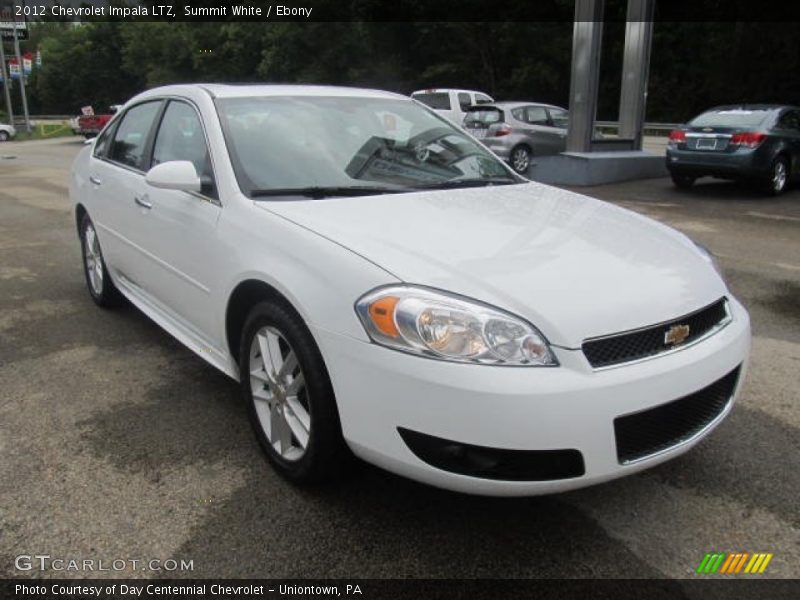 Summit White / Ebony 2012 Chevrolet Impala LTZ