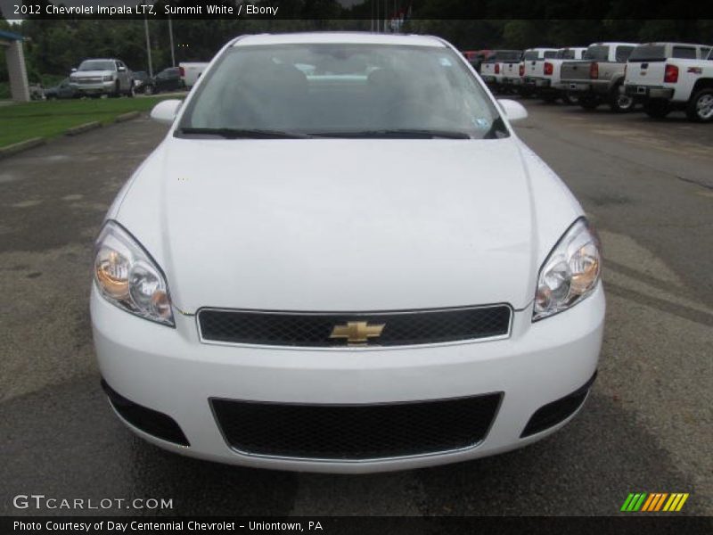Summit White / Ebony 2012 Chevrolet Impala LTZ