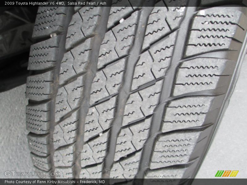 Salsa Red Pearl / Ash 2009 Toyota Highlander V6 4WD