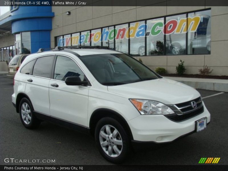 Taffeta White / Gray 2011 Honda CR-V SE 4WD