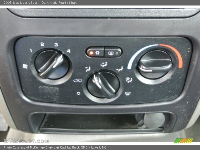 Dark Khaki Pearl / Khaki 2005 Jeep Liberty Sport