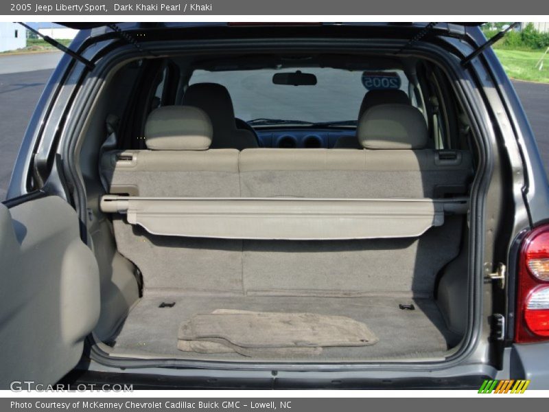 Dark Khaki Pearl / Khaki 2005 Jeep Liberty Sport