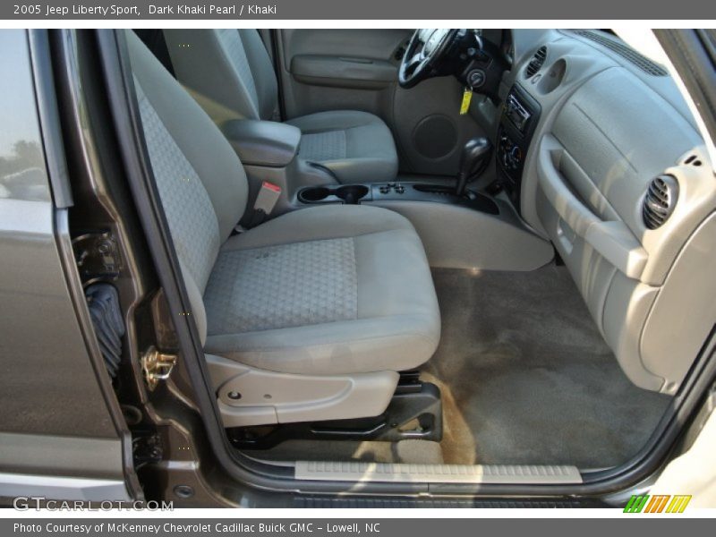Dark Khaki Pearl / Khaki 2005 Jeep Liberty Sport