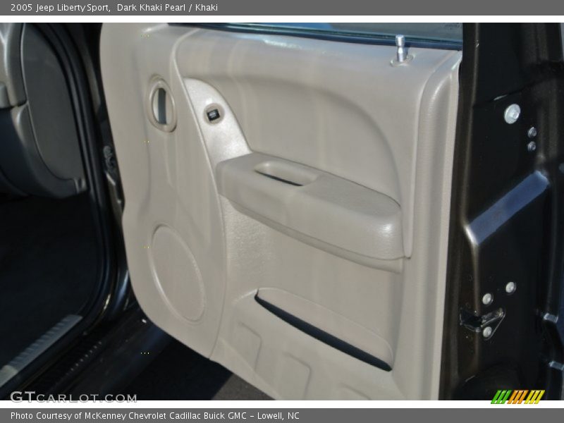 Dark Khaki Pearl / Khaki 2005 Jeep Liberty Sport