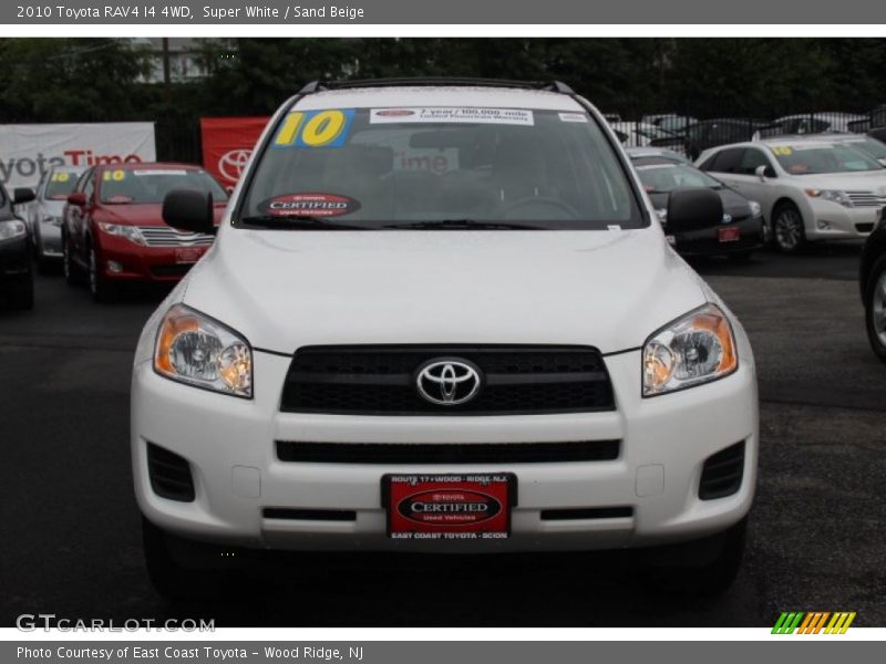 Super White / Sand Beige 2010 Toyota RAV4 I4 4WD