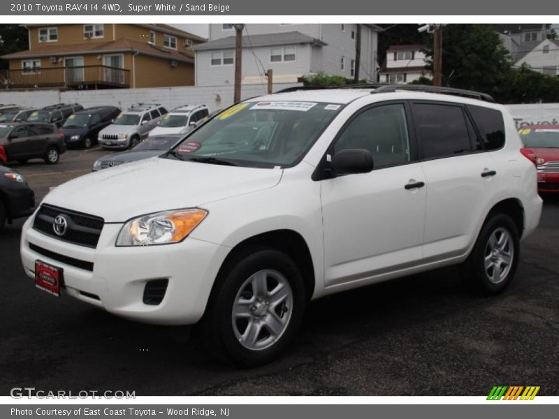 Super White / Sand Beige 2010 Toyota RAV4 I4 4WD