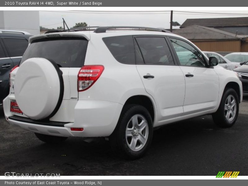 Super White / Sand Beige 2010 Toyota RAV4 I4 4WD