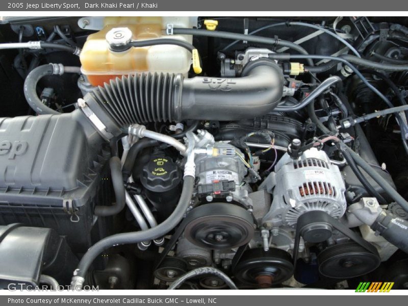 Dark Khaki Pearl / Khaki 2005 Jeep Liberty Sport