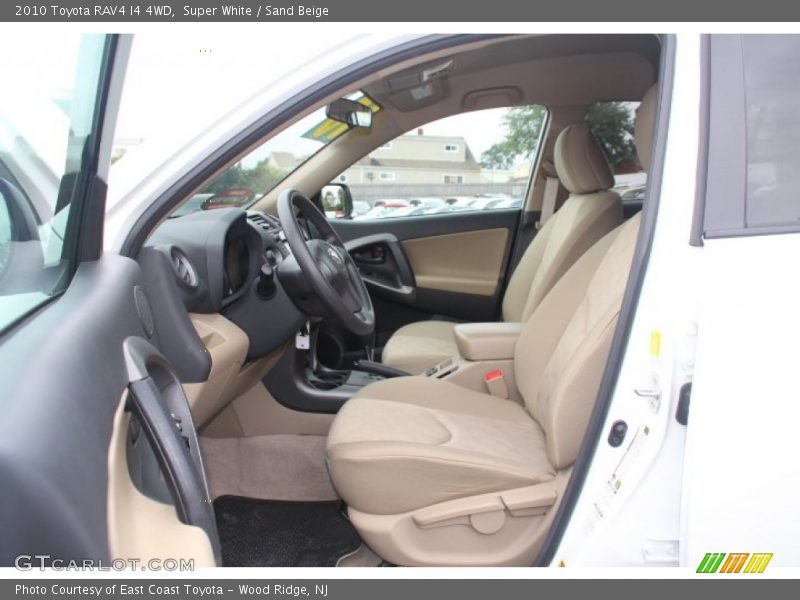 Super White / Sand Beige 2010 Toyota RAV4 I4 4WD