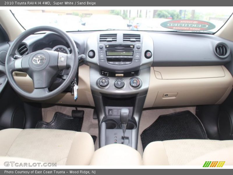 Super White / Sand Beige 2010 Toyota RAV4 I4 4WD