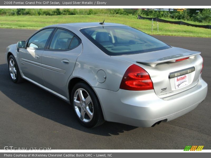 Liquid Silver Metallic / Ebony 2008 Pontiac Grand Prix GXP Sedan