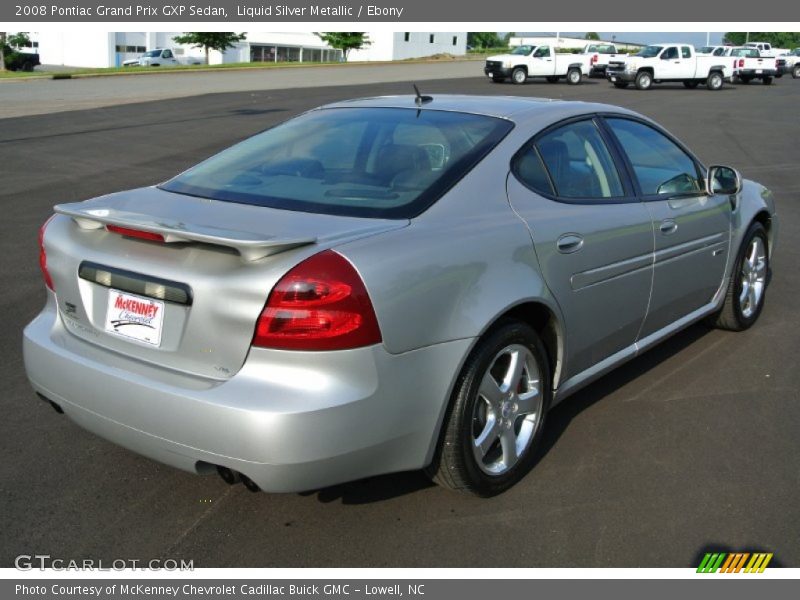 Liquid Silver Metallic / Ebony 2008 Pontiac Grand Prix GXP Sedan