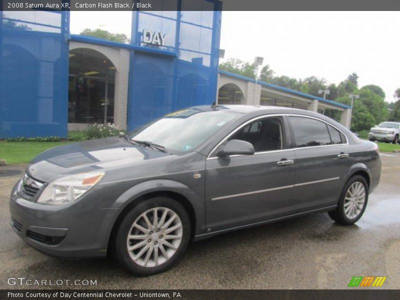 Carbon Flash Black / Black 2008 Saturn Aura XR