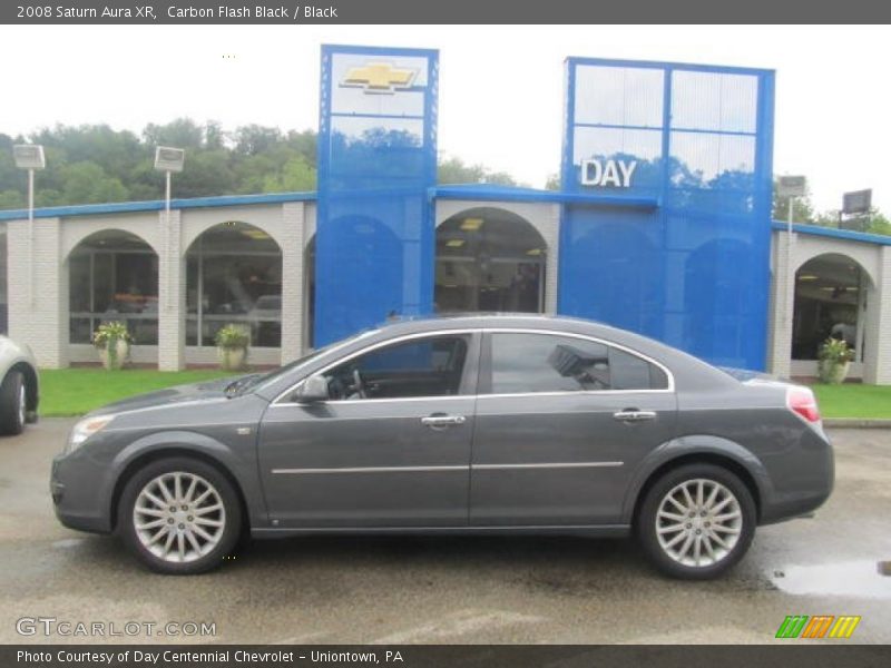 Carbon Flash Black / Black 2008 Saturn Aura XR