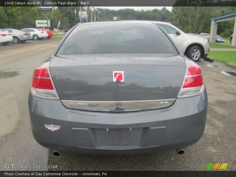 Carbon Flash Black / Black 2008 Saturn Aura XR