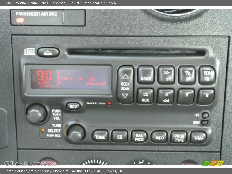 Liquid Silver Metallic / Ebony 2008 Pontiac Grand Prix GXP Sedan
