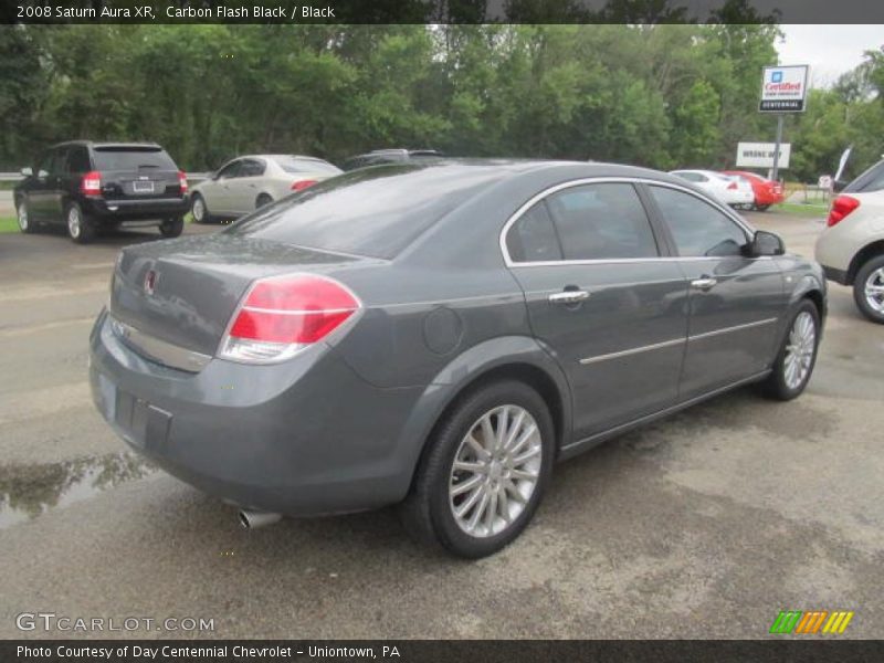 Carbon Flash Black / Black 2008 Saturn Aura XR
