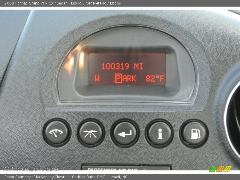 Liquid Silver Metallic / Ebony 2008 Pontiac Grand Prix GXP Sedan