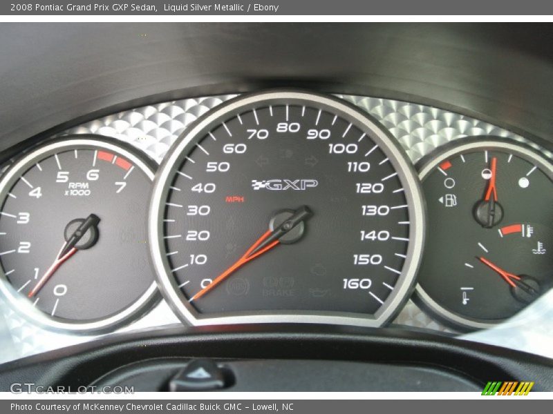 Liquid Silver Metallic / Ebony 2008 Pontiac Grand Prix GXP Sedan