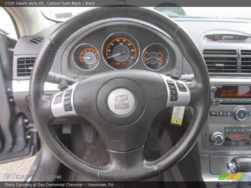 Carbon Flash Black / Black 2008 Saturn Aura XR