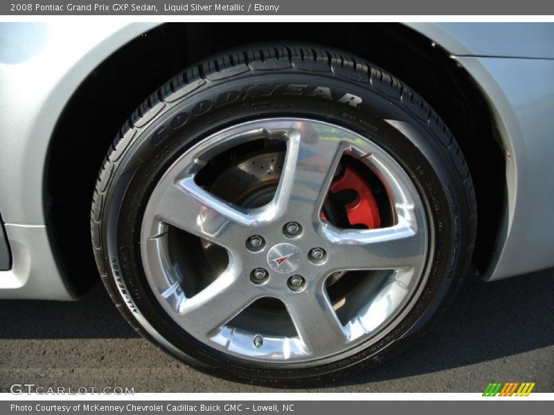 Liquid Silver Metallic / Ebony 2008 Pontiac Grand Prix GXP Sedan