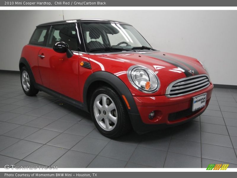 Chili Red / Grey/Carbon Black 2010 Mini Cooper Hardtop