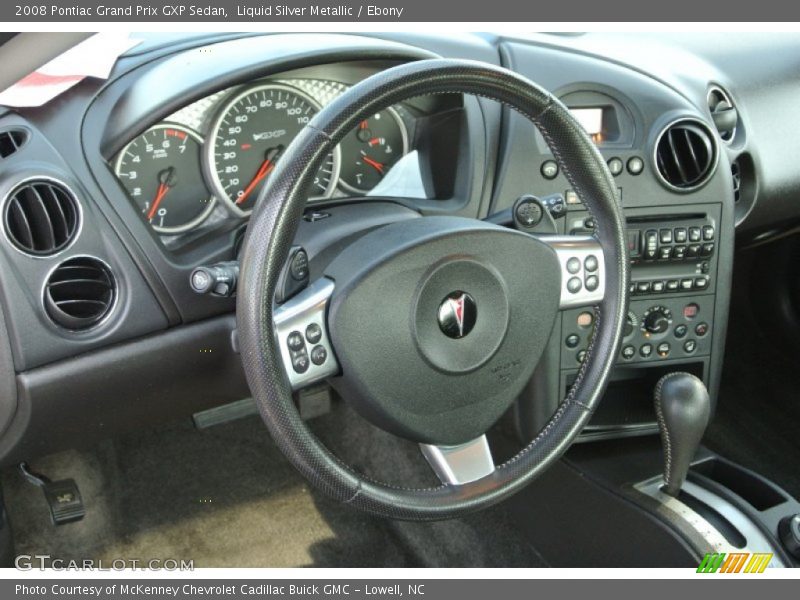Liquid Silver Metallic / Ebony 2008 Pontiac Grand Prix GXP Sedan