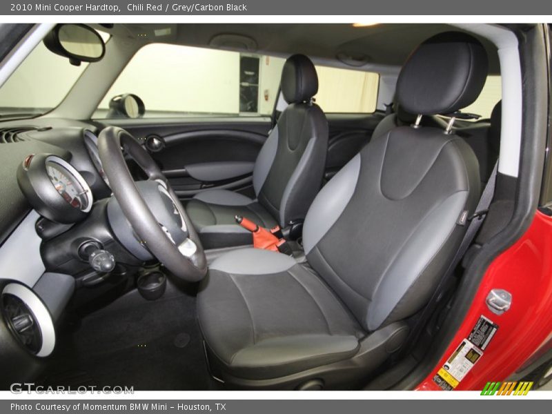 Chili Red / Grey/Carbon Black 2010 Mini Cooper Hardtop