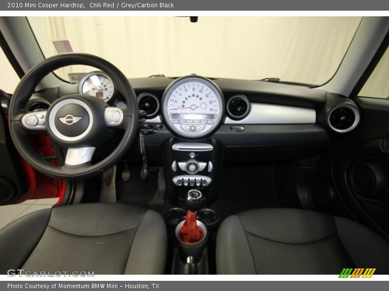 Chili Red / Grey/Carbon Black 2010 Mini Cooper Hardtop