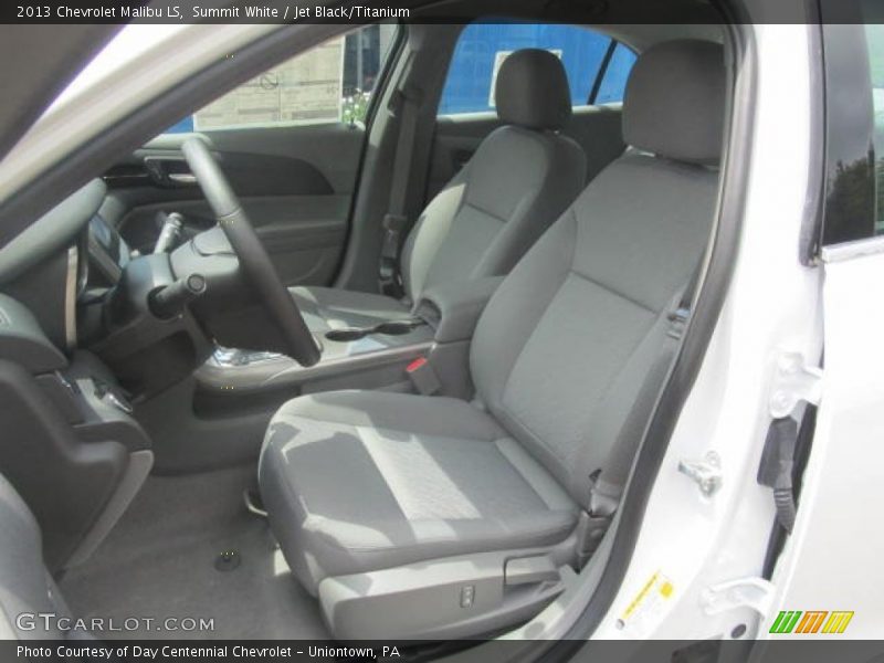 Summit White / Jet Black/Titanium 2013 Chevrolet Malibu LS