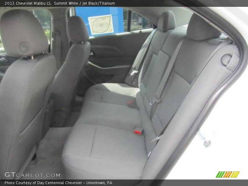 Summit White / Jet Black/Titanium 2013 Chevrolet Malibu LS