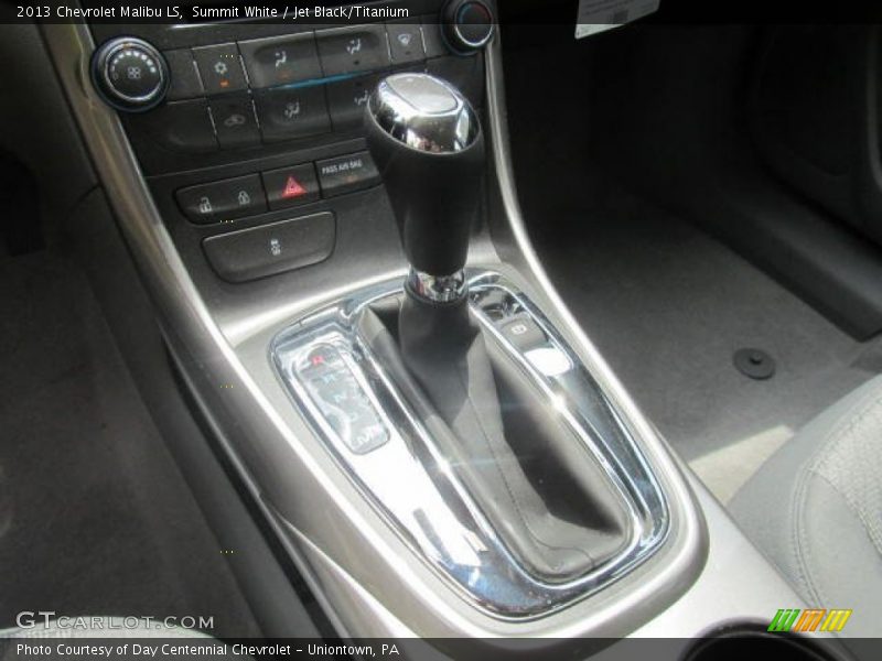Summit White / Jet Black/Titanium 2013 Chevrolet Malibu LS